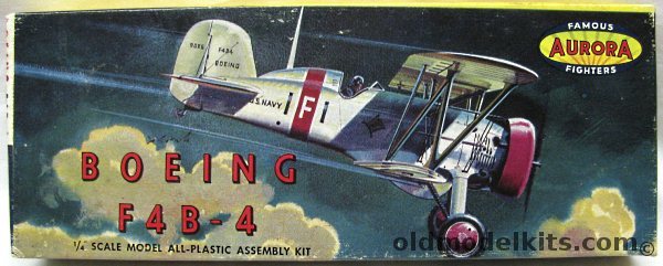 Aurora 1/48 Boeing F4B-4 - (F4B4), 122-79 plastic model kit